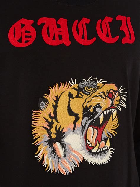 gucci tiger long sleeve shirt